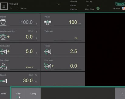 Automate écran tactile 12“ (selon les modèles)